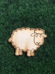 Húsvéti bárány figura, 5,0x3,8cm